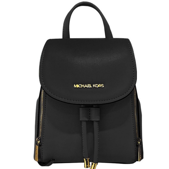Michael Kors Backpack Bag Phoebe Medium Flap Drawstring Backpack Black 
NWT - Picture 6 of 16